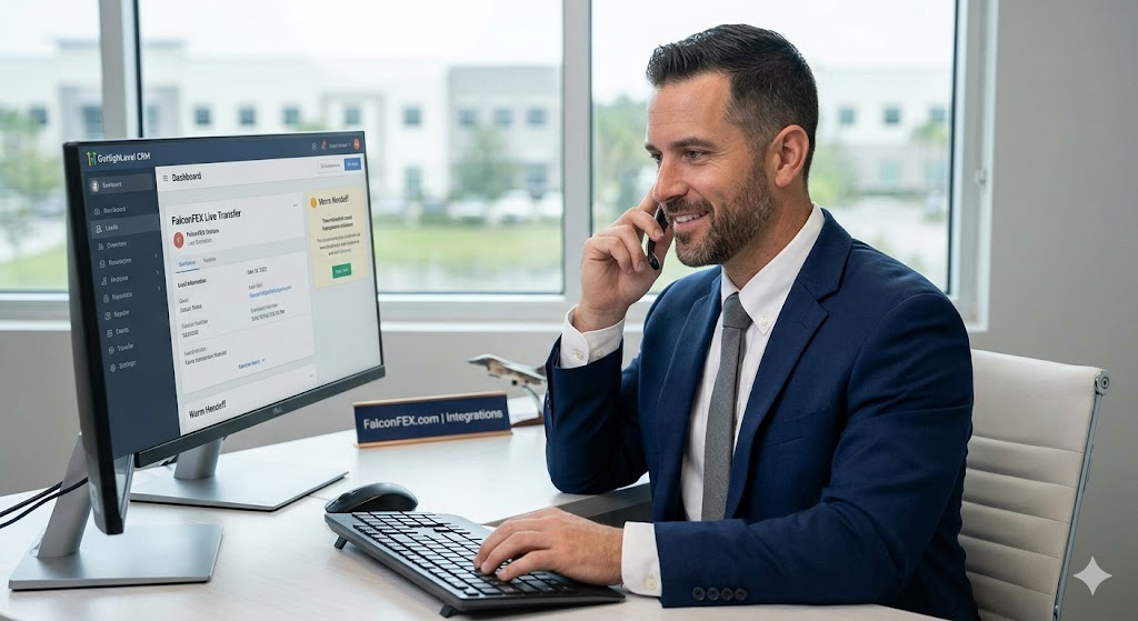 Falcon FEX and HighLevel CRM integration