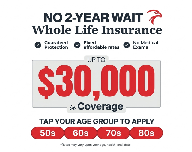 Falcon FEX Meta ad — No 2-Year Wait — Whole Life